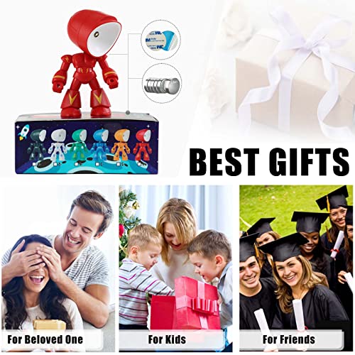 3Pcs Night Light For Kids Mini Robot Led Night Light Hero Desk Lamp 6 Year Old Boy Gifts Easter Birthday Gifts For Boy Girls Bedroom Home Decorations, Random Colors #TOP6