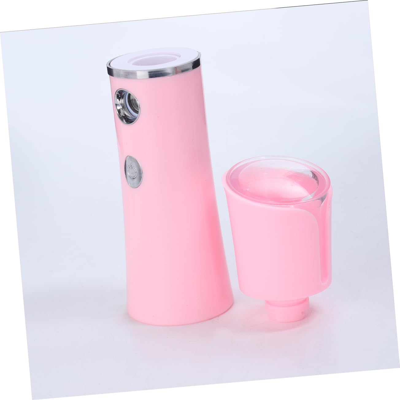 TOVINANNA Rechargeable Handheld Spray Humidifier Portable Facial Mister Nano for Hydration Compact Cold Spray Face Evaporator 25ml Tank