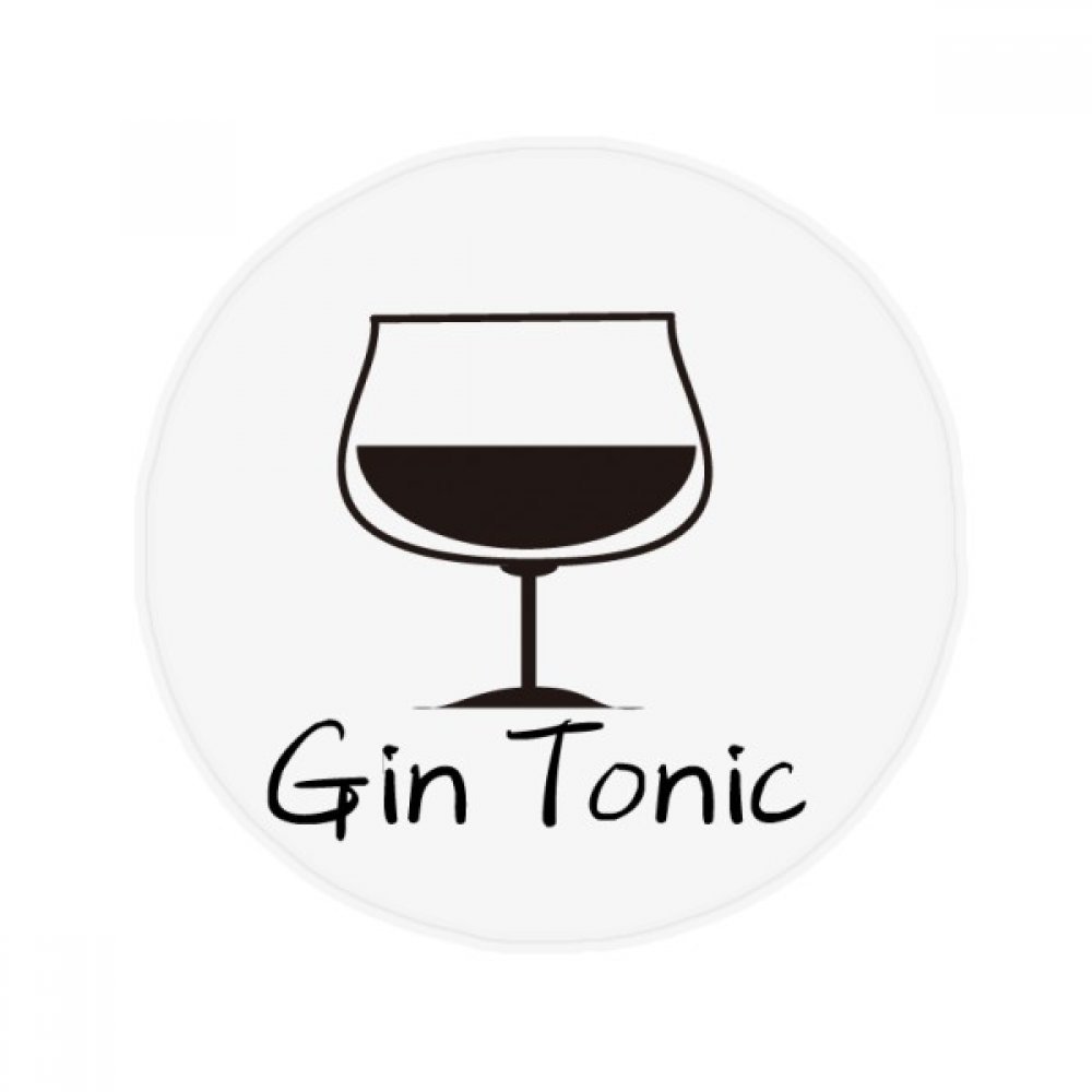 Tapis de cuisine rond cadeau idéal amateur de Gin Tonic