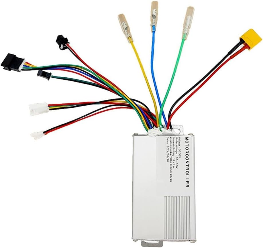 E-9T Electric Scooter Display Controller Kit, 17A 36V 350W Aluminum Alloy Accessories, Compatible With Meter And Control Unit For Outdoor Riding(Controller Set)