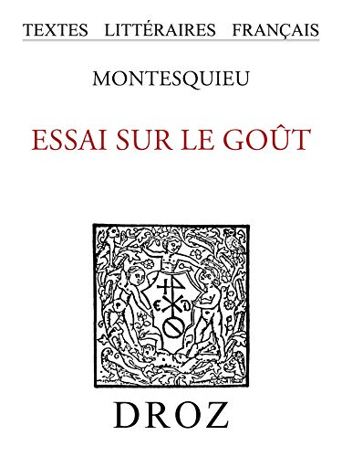 Essai sur le goût Francais PDF
