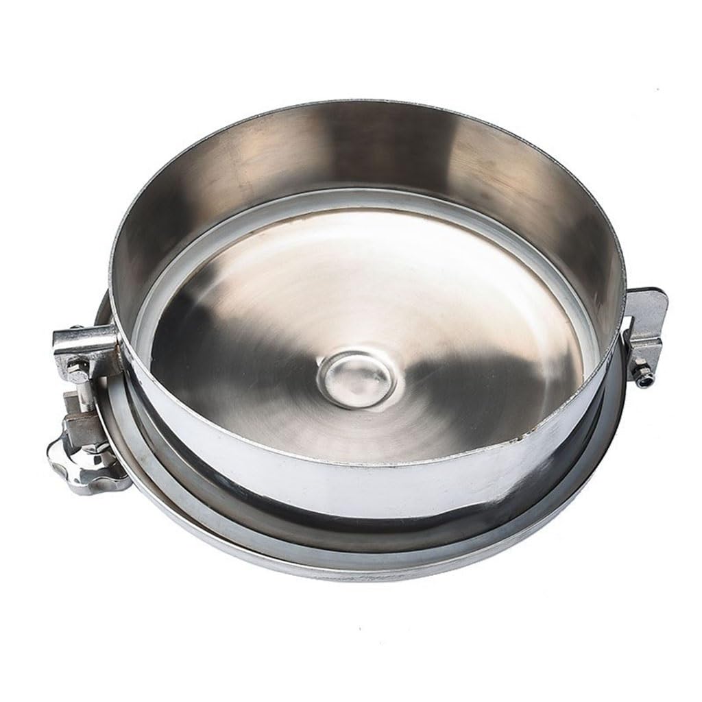 Copertura sanitaria 300mm di pozzetto SS316 - coperchio rotondo di apertura rapida della manway di pressione per applicazioni di 150-500mm, porta di accesso durevole dell'acciaio inossidabile
