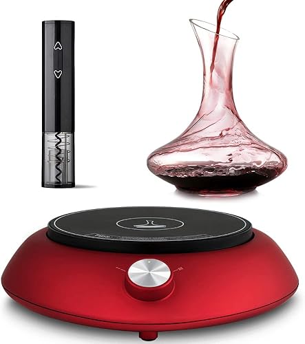 Miniatura 1 de Batidora eléctrica de vino aireador inteligente de vino cambio de velocidad continuo aireador de vino tinto giratorio automático Navidad cumpleaños