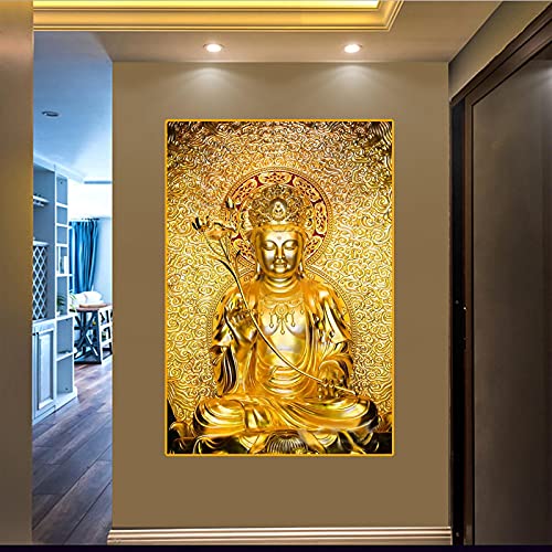 Peinture bouddha mur art affiches et gravures pour salon moderne 60x90cm