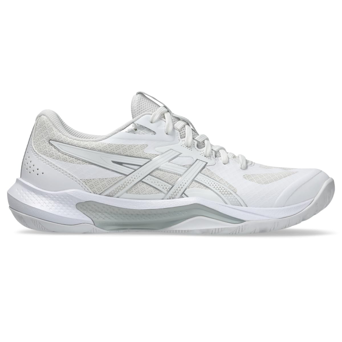 ASICS Women's Gel-Tactic 13 Volleyball Shoes, 6.5, White/Pure Silver