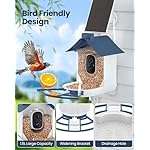 Bird Feeder with Camera, 4K HD AI Identify Bird's Species Camera, Outdoor Adjustable Solar Smart Birds Feeder, Auto Capture Birds Videos & Notify, Ideal Present for Bird Lover - Image 4