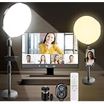 KingSom-Ring-Light-with-StandFull-Screen-Ring-Light-for-Desk-with-Phone-HolderRemote-Control-Touch-Zoom-Lighting-for-Computer-Video-Conference-LightDimmable-Desktop-Ring-Light-for-Video-Recording KingSom Ring Light with Stand,Full-Screen Ring Light for Desk with Phone Holder,Remote Control & Touch Zoom Lighting for Computer Video Conference Light,Dimmable Desktop Ring Light for Video Recording