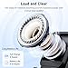 Induction Speaker with Phone Stand 5 in 1 Wireless Induction Bluetooth Audio for iPhone Android Phone Speakers Amplifier with Rechargeable Colorful Light, Birthday Gifts for Men Women Teens (Black)