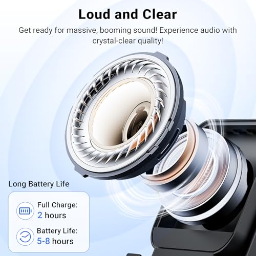 Induction Speaker with Phone Stand 5 in 1 Wireless Bluetooth Audio Black - Image 4