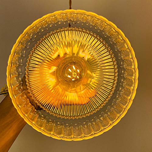 Lampe suspendue en verre soufflé pour une douce lumière - 5