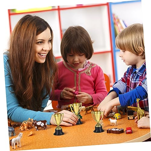 Happyyami 72 Peças Troféu Infantil Campeões Troféu Aldult Mini Prêmios Presentes Festa Pequeno Trofé
