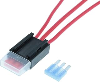 Optifuse 3 Terminal Micro3-ATL, Max 20 Amps, Black, 22 AWG, Copper, Micro USB
