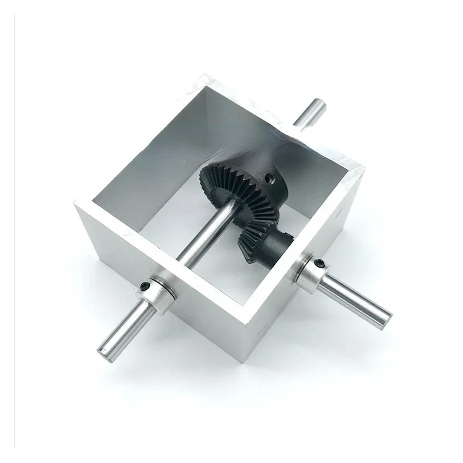 Reductor de Engranajes de dirección en ángulo， 90 Grados 1:2 8 mm/6 mm Módulo de Eje 1 20/40 Dientes 45 Acero Paquete de 2