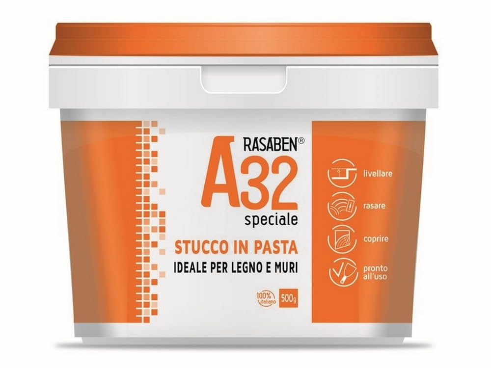 24PZ STUCCO IN PASTA PER LEGNO E MURI A32 SPECIALE kg. 0,500