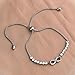 YLWJSP Infinity Love Heart Symbol Charm Bracelet for Women (Infinity Br)