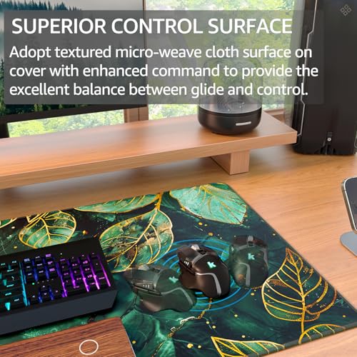 image for KTRIO Large Gaming Mouse Pad with Superior Micro-Weave Cloth, Extended