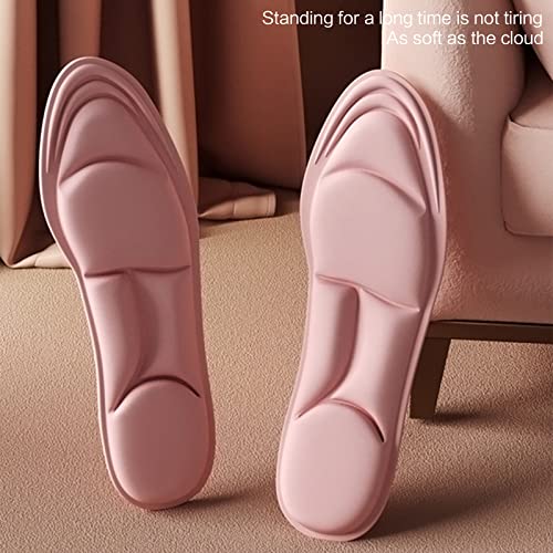 2 Pack Plantillas Confort Transpirables para Mujer Beige miniatura 2