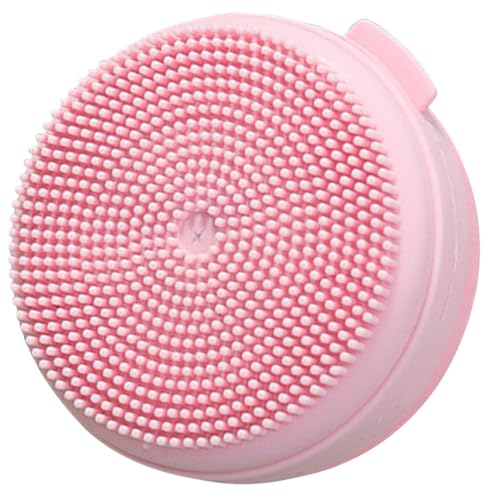 Healeved Spazzola Da Bagno in Silicone Con Porta Sapone E Corda Appesa Scrubber Morbido Per Doccia E Massaggio Corpo Adatta a Tutti I Tipi Di Pelle Portatile 3.3X3.3X1.9 in
