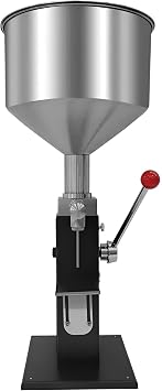 Filler, Manual Cream Filler, Commercial Candy Cream Extruder, Desktop Shoe Cream Filler, Jam Filler, 304 Stainless Steel Baking Tools, 5L Manual Puff Filler, Manual Shoe Cream Filler, Manual Sweet Circle Filler 10-100ml