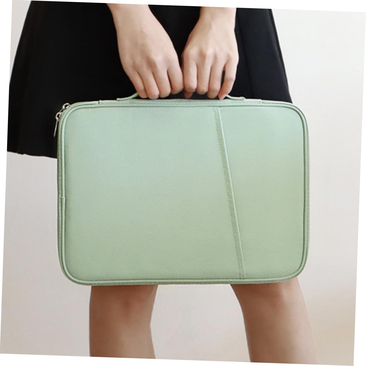 Tofficu Tablet Carrying Case for Devices Versatile E Reader Sleeve with Soft Interior Lining Lightweight and Portable Tablet Organizer Bag Smooth Zipper Closure for Easy