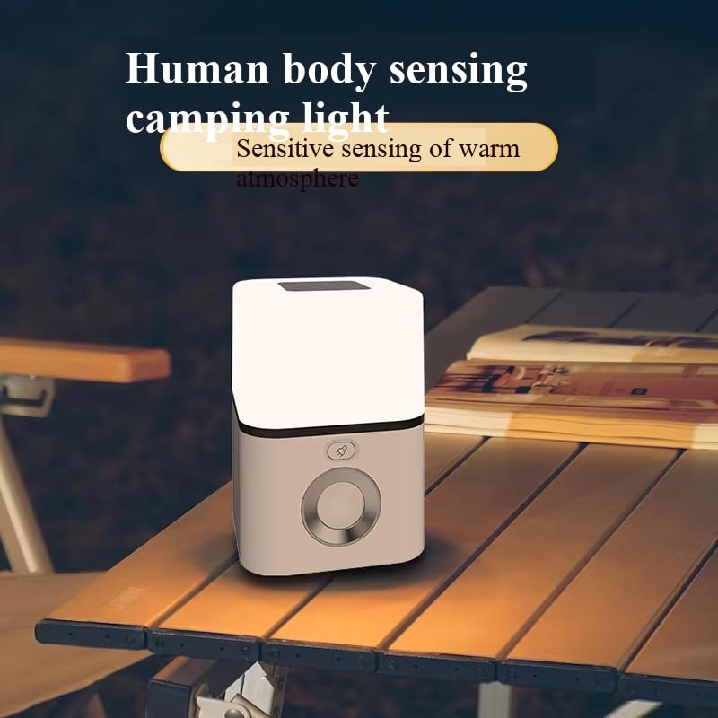 Veilleuse rechargeable avec détecteur de mouvement, lampe torche d'urgence portable avec mode SOS, lampe de chevet pour la maison, la chambre et l'extérieur