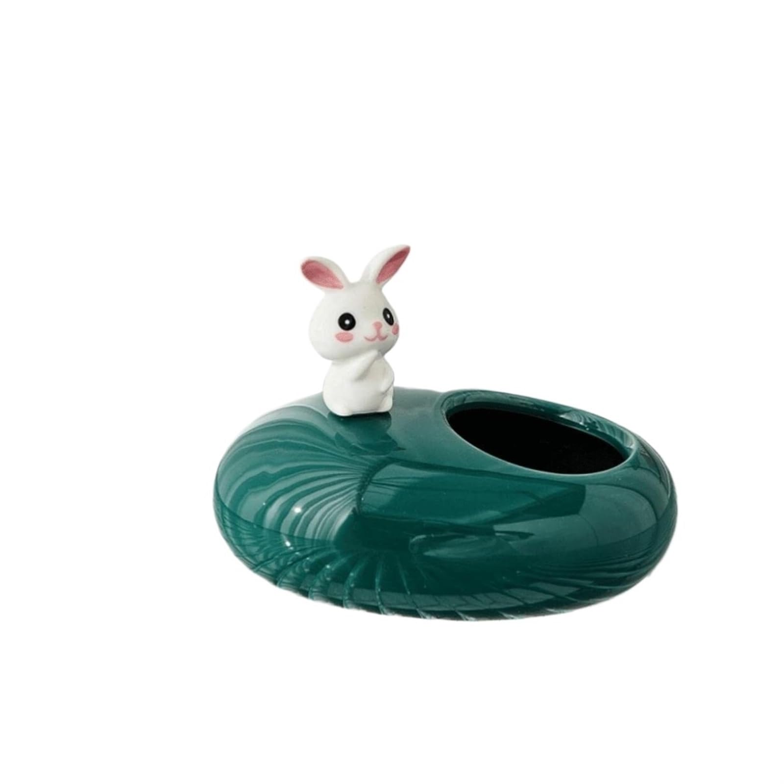 Popielniczka Stołowa, Elegancka Kreatywna Ceramiczna Popielniczka Anty-muchowa Popielniczka Do Cygar Do Użytku Wewnątrz Popielniczka do Baru(Green-a)