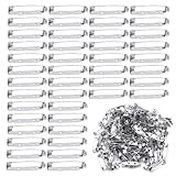 200 PCS brooch backs brooch pin handmade brooches safety buckle brooch pins of the brooch with holes handmade silver brooch labels jewelry crafts brooch back (20mm)