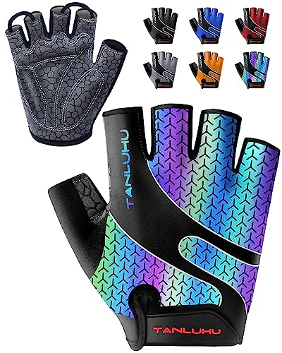 Tanluhu Cycling Gloves - Mountain Bike Half Finger...