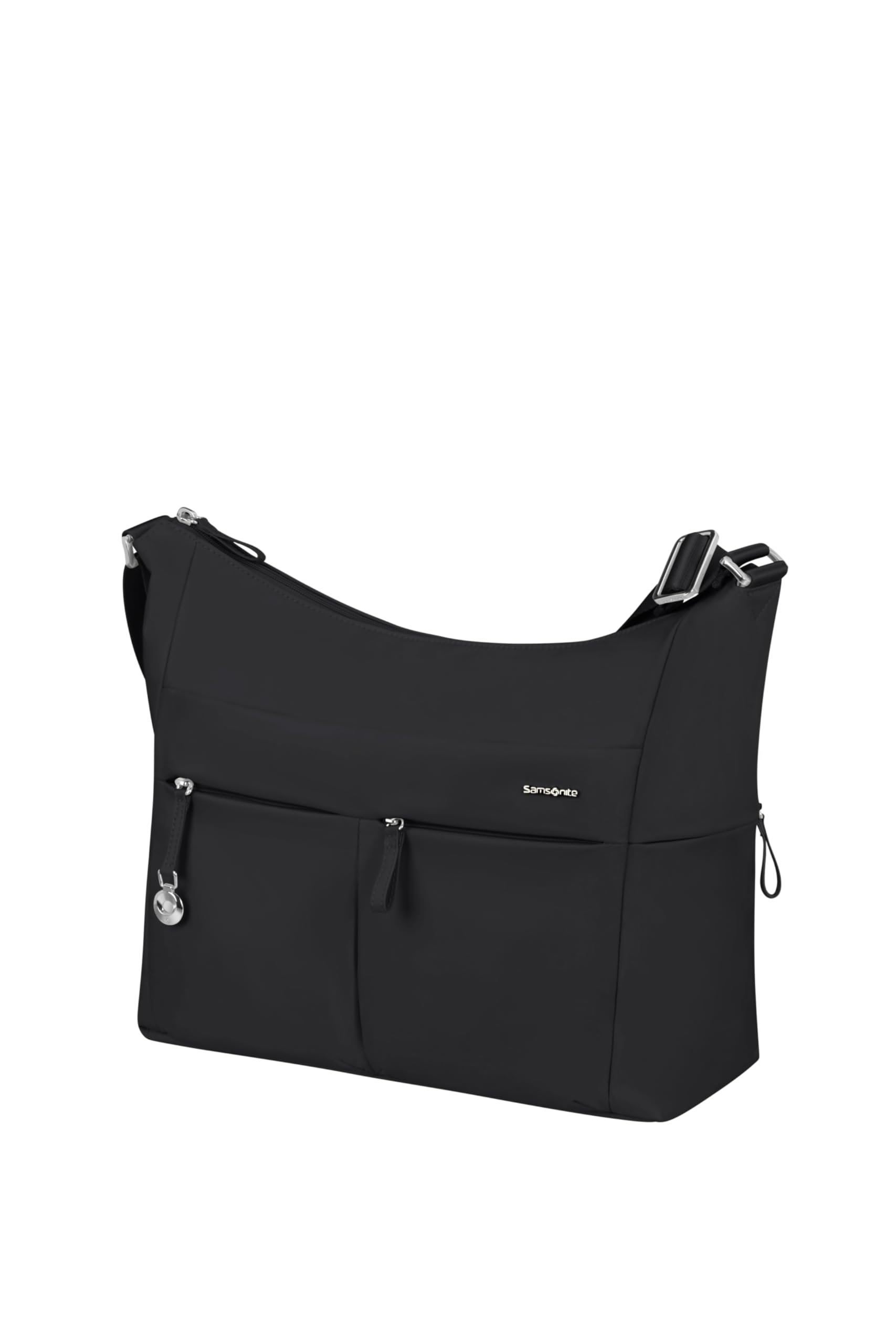 Samsonite Move 5.0 - Borsa a tracolla M con molti scomparti, 33 cm, 11 L, nera (Nero)
