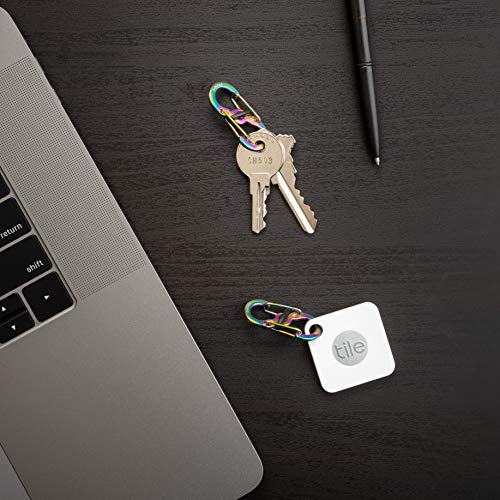 Image of Nite Ize LSBM-07-2R3 S-Biner MicroLock Locking Keychain Carabiner, Spectrum
