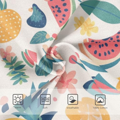 KLL Colourful Tropical Fruits Toddler Boy Cotton Underwear Breathable Undies3