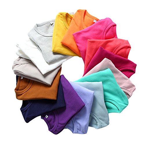 KISBINI Unisex Girls Cotton Long Sleeve T-Shirt Top Tees3