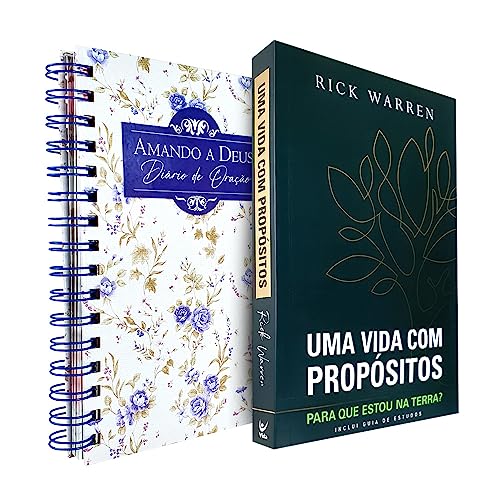Kit Diário de Oração Minha Alma + Uma Vida com Propósitos | Rick ...