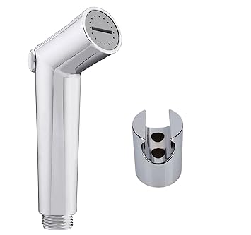 CAMARO High Pressure Premium ABS Health Faucet Head and Wall Mount Chrome Hook Set Heavy Duty (Jet Spray)