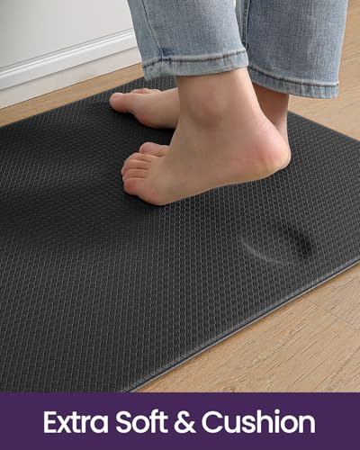 Image of DEXI Kitchen Floor Mats Cushioned Anti Fatigue, 23x94 Standing Runner Rug