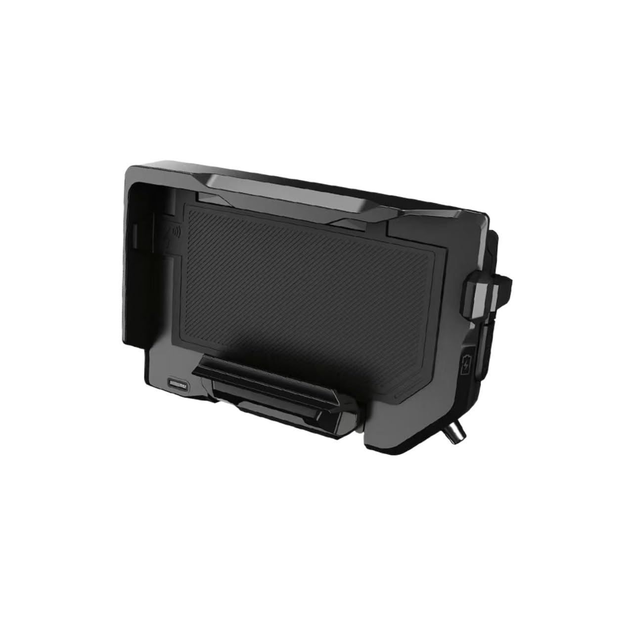 Motocyklowy uchwyt do nawigacji Pasuje do BMW R1300 R1250 R1200 F850 F750 GS ADV Bezprzewodowy stojak na nawigację mobilną do motocykla Uchwyt na telefon(Wireless- Black Line)