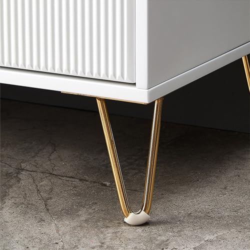 Piernas de soporte para sofá de metal resistente que facilitan la limpieza baja 7