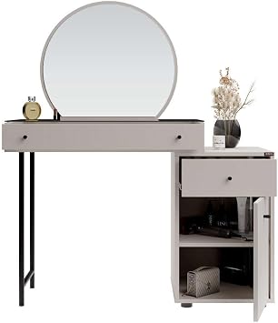 Dior Mirrored Makeup Table - Mink 108x134x47 cm