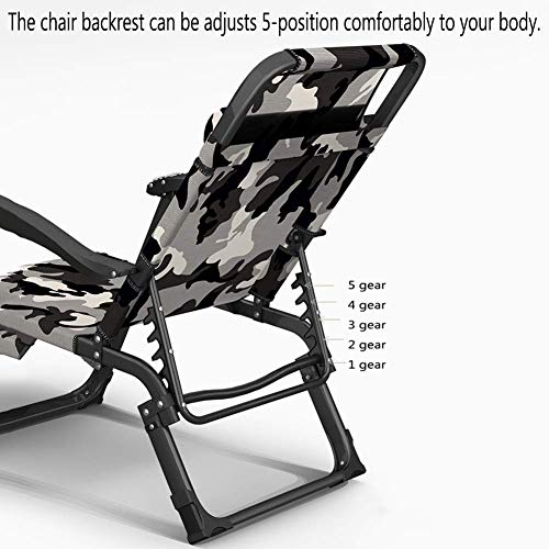 Deckchair Zero Gravity Chair Zero Gravity Chairs Folding can Lay Flat Sun Loungers Adjustable