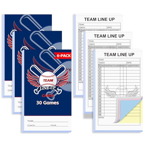 Cartes de baseball 11,4x20,87cm pour accessoires d'entraînement de softball et coachs