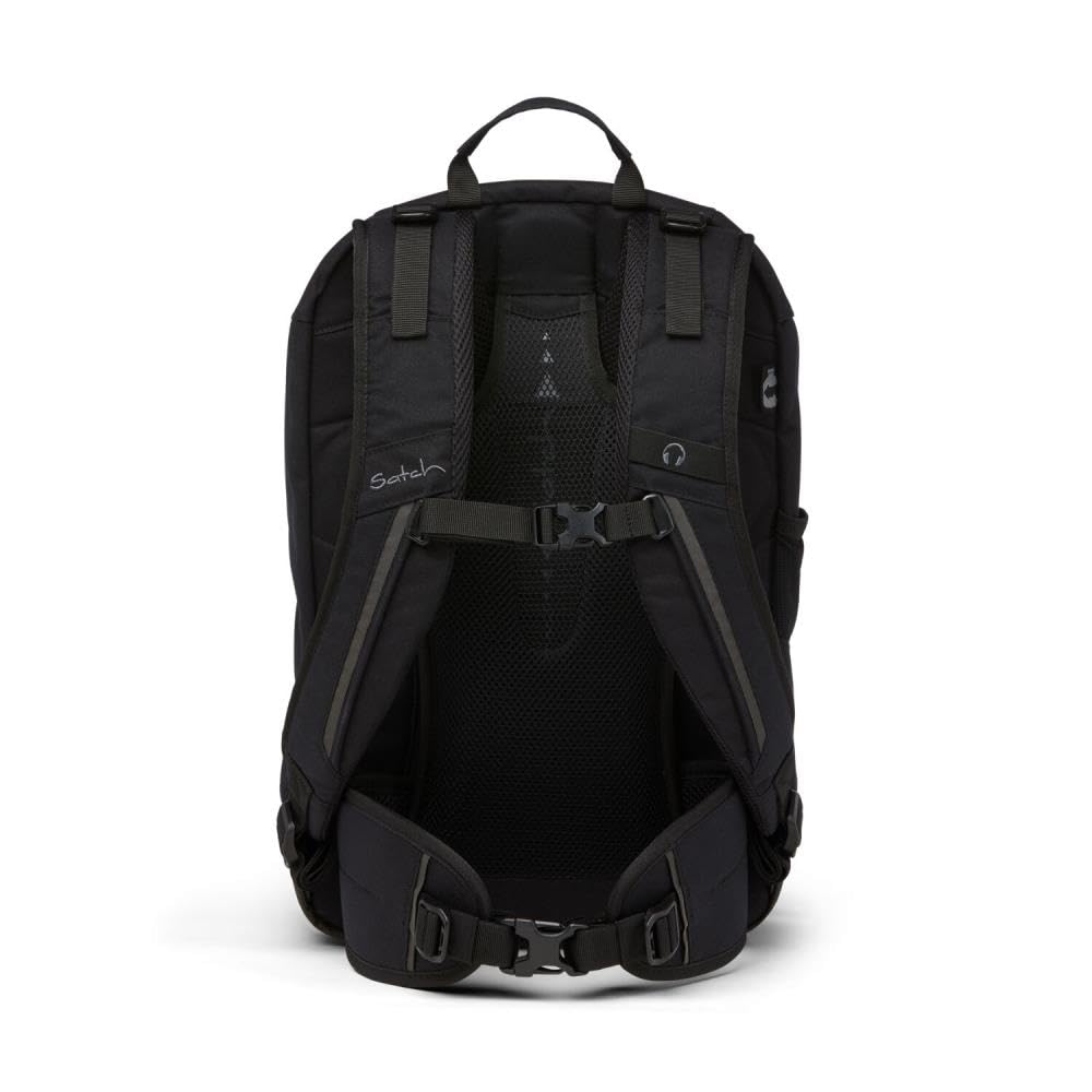 Satch Air Schulrucksack Set 3tlg. inkl. Schlamperbox und Sporttasche (Blackjack)