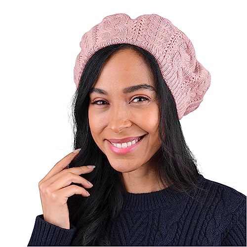 Image of Nollia Soft Knit Solid Color Beanie, Chic, and Lightweight Crochet Knitted Style Beanie Hat for Women, One Size Slouchy Hat
