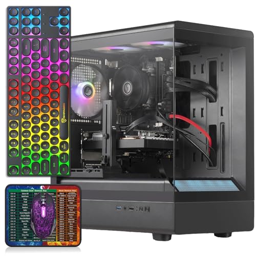 Image of Prebuilt Gaming PC Desktop,R5 5500,RX550 4G,Tower Computers