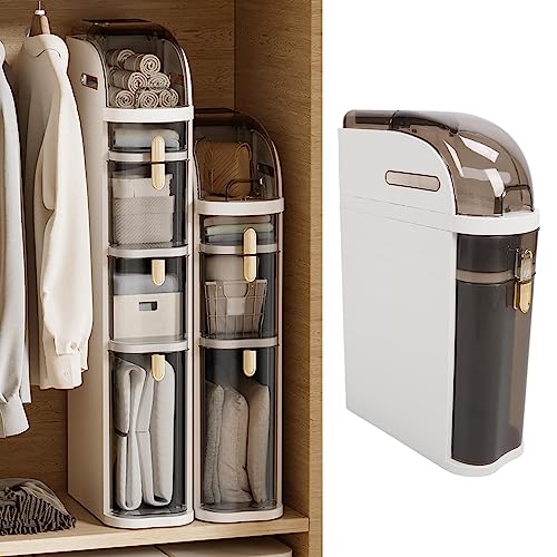 Meuble de rangement à tiroirs transparents pour maximiser les petits coins - 5