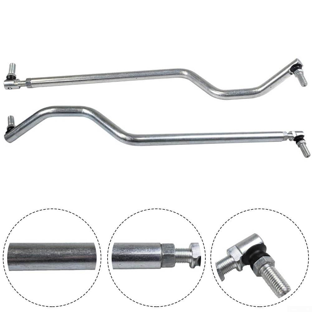 Per GY20491 GY20492 Set di anelli di trascinamento sterzo per tosaerba in acciaio cromato resistente design sinistro e destro con dadi di bloccaggio per L100 L105 L107 L108 L110 L111 L118