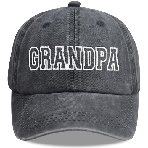 Image of Funny Dad Hats for Men, Adjustable Cotton Papa Embroidered Baseball Cap
