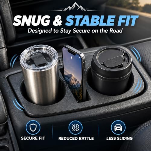 Cup Holder Insert with Phone Slot for 4Runner 2003-2009,Dual Drink Mount — 사진 5
