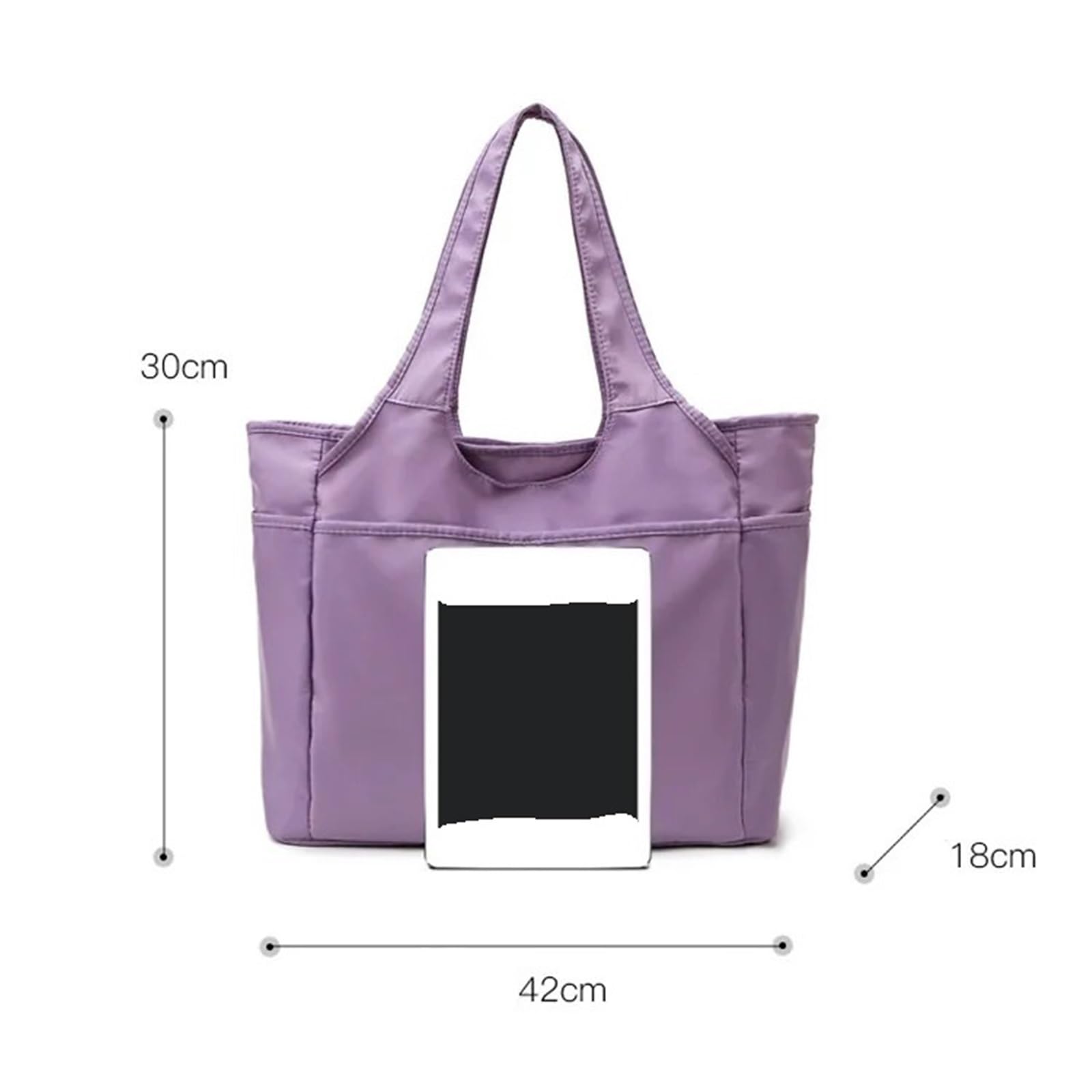 Sac fourre-Tout de Voyage for Femmes, Grande capacité, Sac à Main à bandoulière Unique, Oxford, Yoga, Danse, Gym, Fitness(Pink)