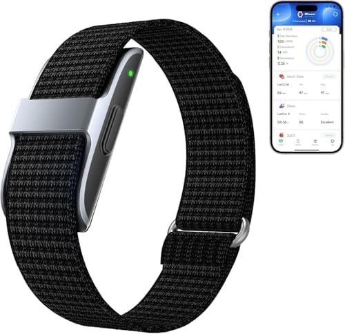 Fitness Tracker Screenless Smart Health Wristband, Wearable Healt...