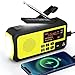 Produktbild Kurbelradio DAB/UKW, Solar Radio Notfallradio mit 5000mAh Akku mit Bluetooth Radio Kurbel Notfall mit Taschenlampe&Leselicht/SOS Alarm für Ourdoor, Blackout, Notfall